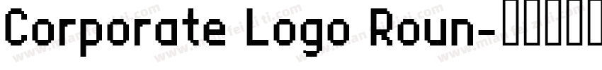 Corporate Logo Roun字体转换